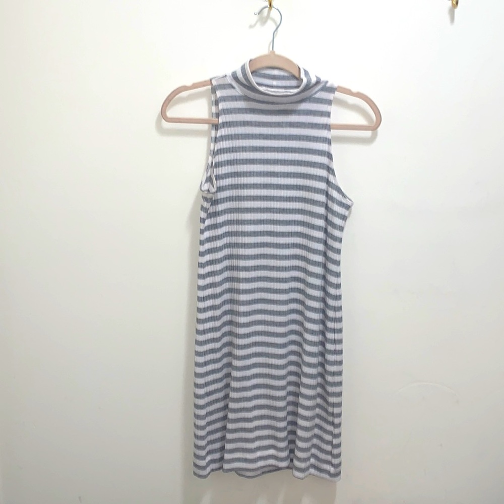 LA MADE Knit Turtleneck Minidress